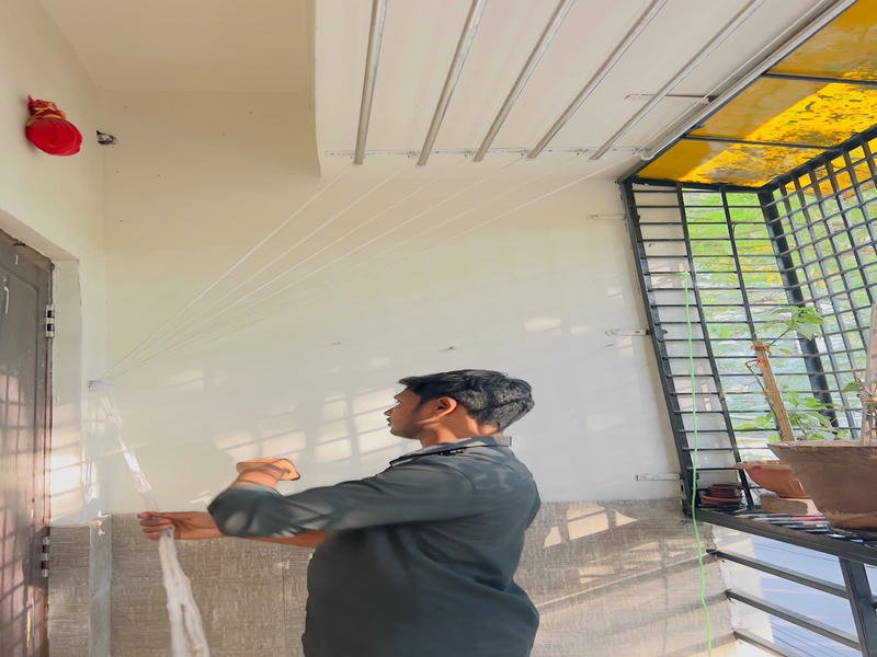 Cloth Hanger Installation 1